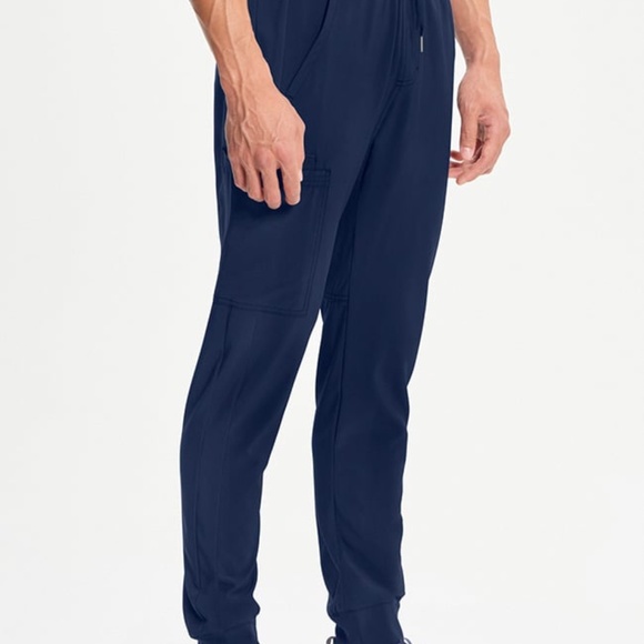Cherokee Infinity Navy Scrub Top & Jogger Bottom Set - Picture 10 of 11